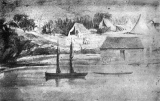 Commercial Bay, Auckland, Early 1841.